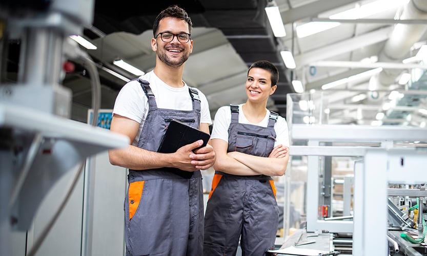 IT-Support in der Produktionshalle
