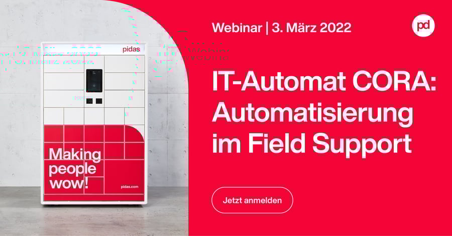 pidas | Live Webinar IT-Automat CORA: Automatisierung im Field Support