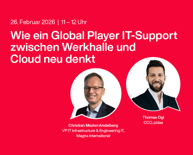 IT-Support Talk #4: Jetzt zum Webinar anmelden